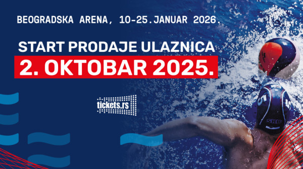 Počinje prodaja ulaznica za vaterpolo EP u Beogradu