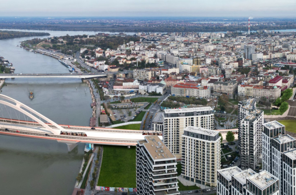 Nova panorama Beograda: Novi most preko Save gotov do kraja 2026. godine FOTO