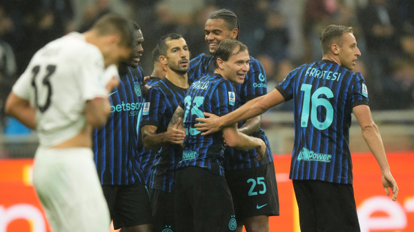 Gol i tri asistencije Bonija u "pokeru" Intera