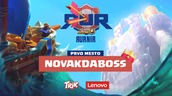 Ubedljiv do samog kraja: NovakDaBoss trijumfovao na RUR Clash Royale turniru!