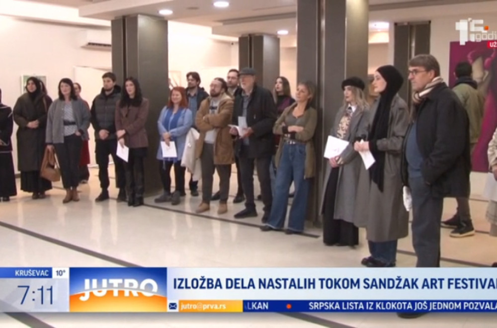 Kula Motrilja prvi put iskorišćena kao atelje: Otvorena nova izložba u Novom Pazaru VIDEO