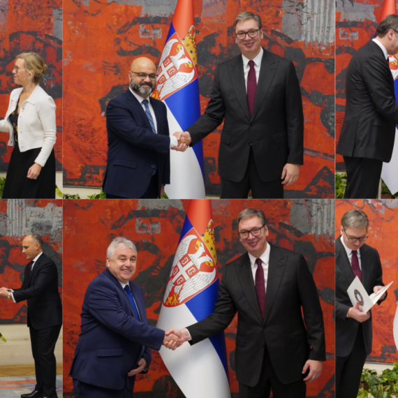 Vučić primio akreditivna pisma novoimenovanih ambasadora u Srbiji: Želje za uspešan i sadržajan mandat FOTO