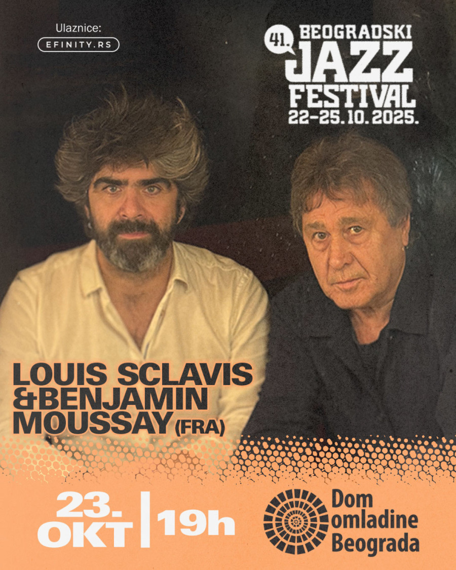 Francuski džez majstori na 41. beogradskom džez festivalu: Louis Sclavis & Benjamin Moussay Unfolding