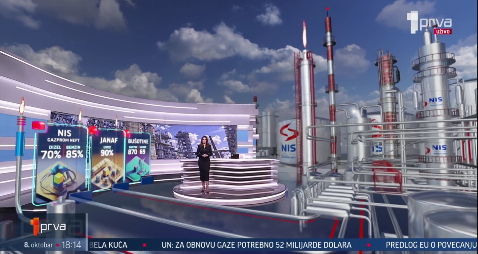 TV Prva pomera granice
