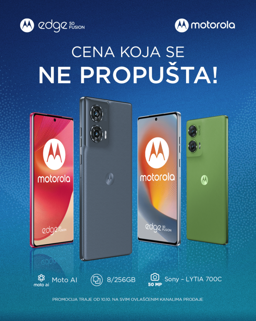 Motorola edge 50 fusion: Savršeno uravnoteženo mobilno iskustvo