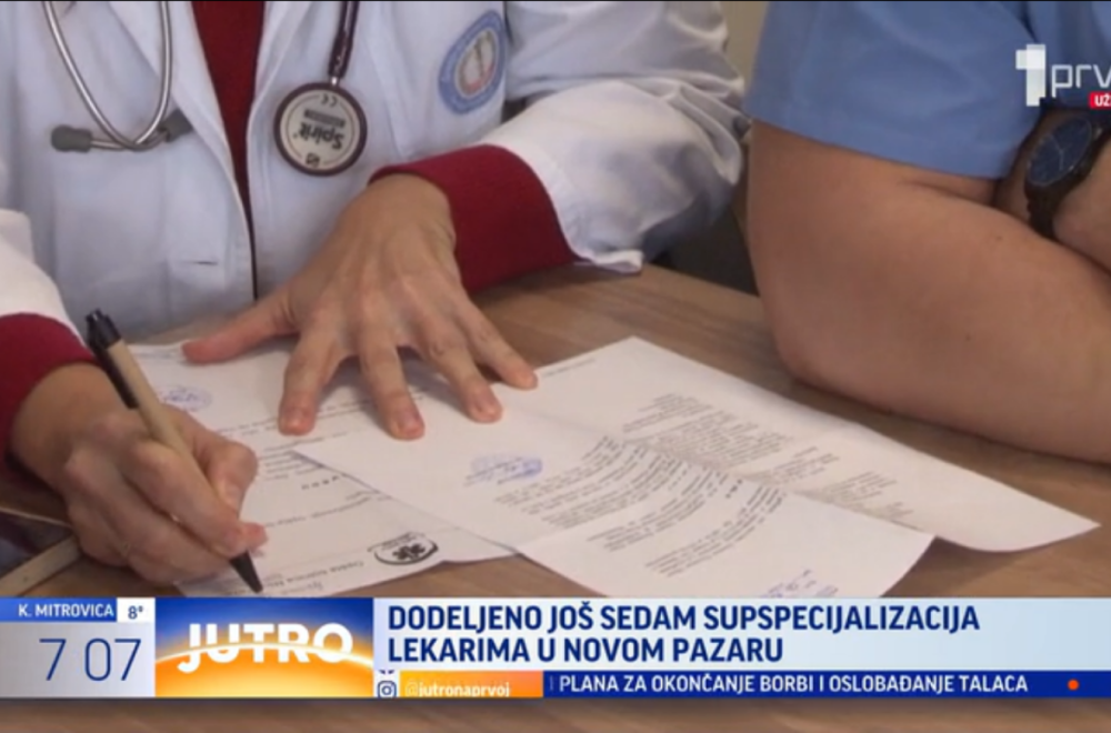 Prvi put dodeljeno sedam supspecijalizacija u Novom Pazaru VIDEO