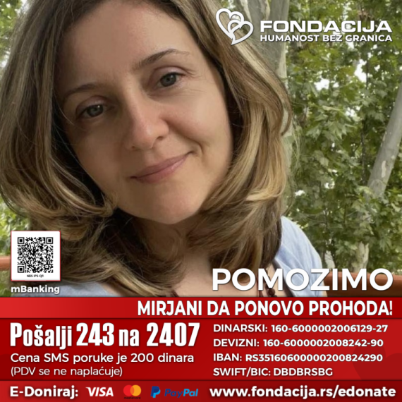 Pomozimo Mirjani da prohoda: Jedina nada je tretman transplantacije matičnih ćelija