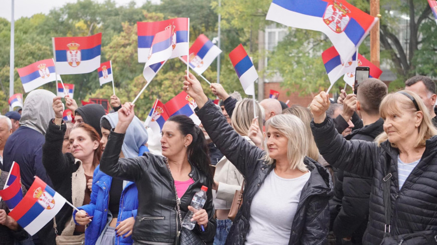 Veličanstvene slike – građani protiv blokada uz srpski narod na KiM; Prestonica na nogama FOTO/VIDEO