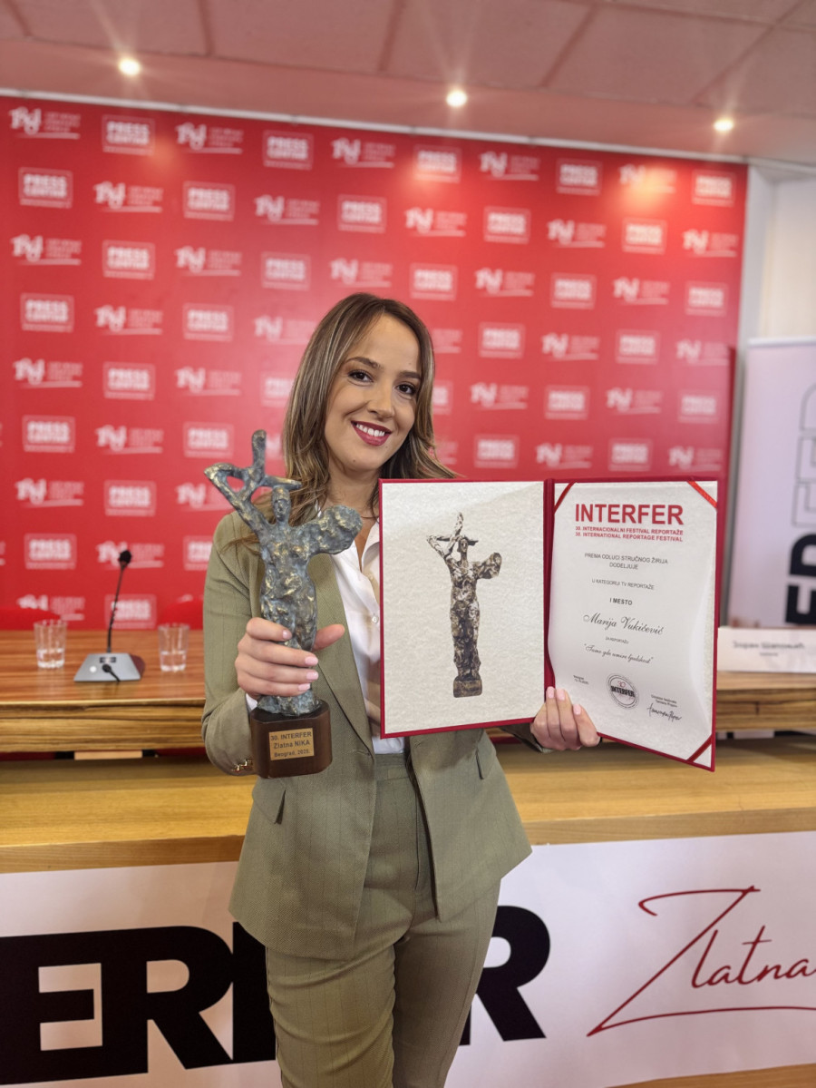 Novinari Prve osvojili nagrade na Interferu