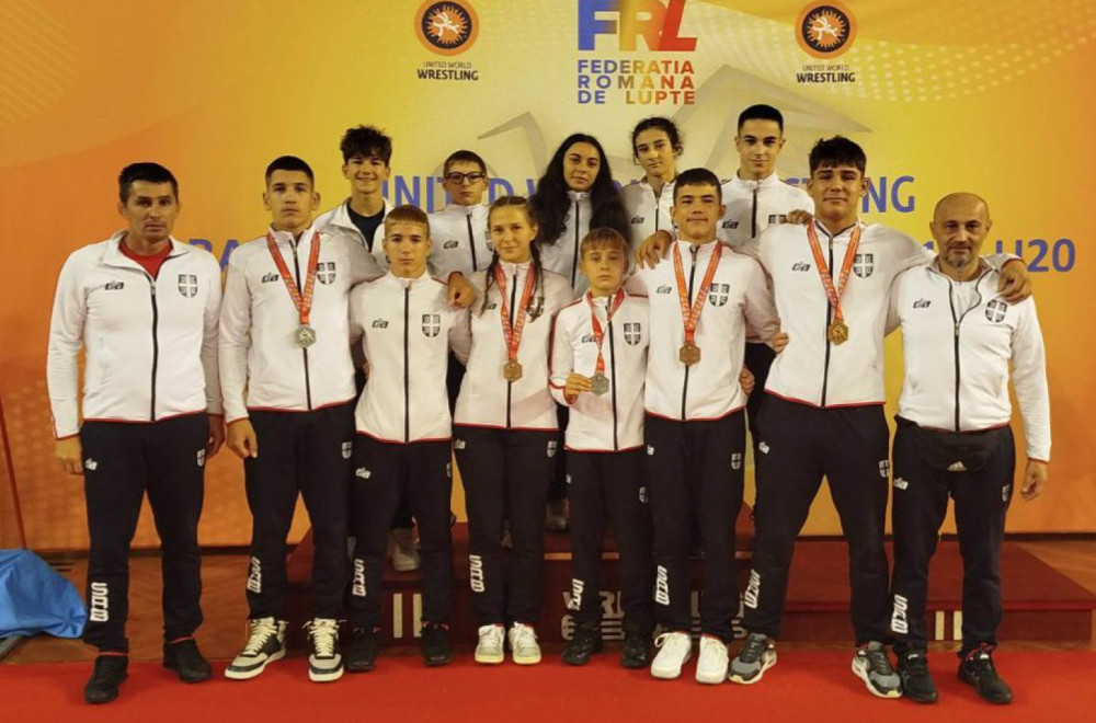 Srpski rvači osvojili devet medalja na Balkanijadi u Rumuniji