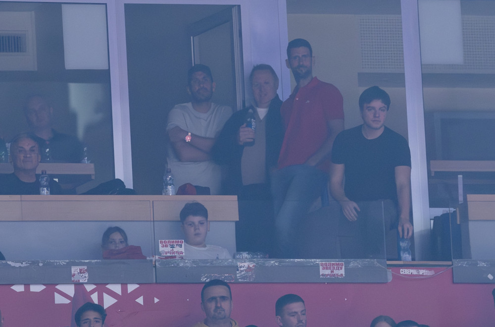 Iz Šangaja u Beograd: Đoković gleda Zvezdu FOTO