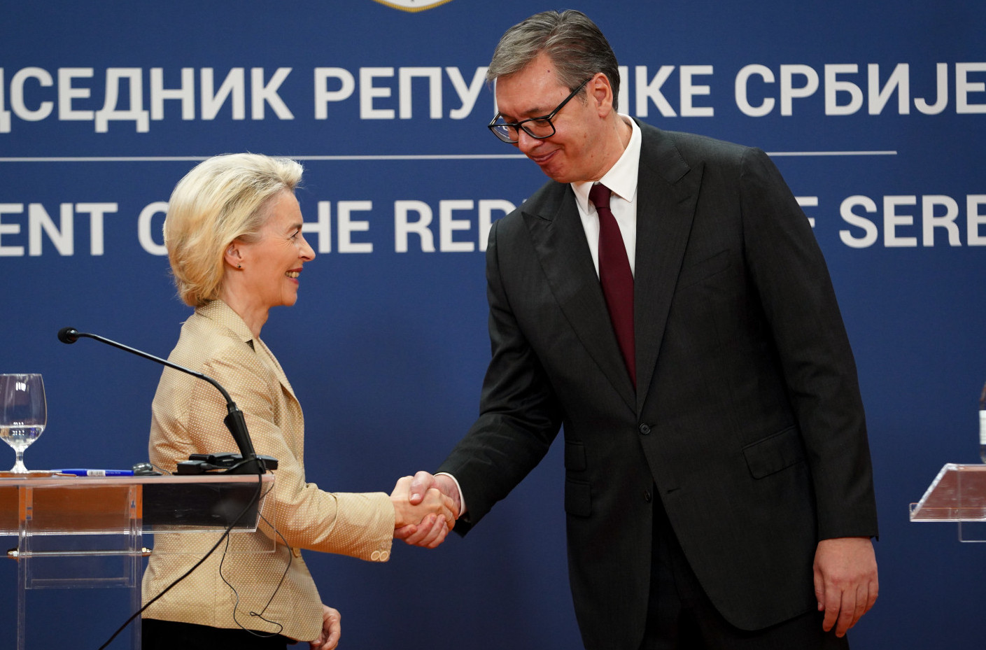 Vučić: "It will be a difficult political winter for us"; von der Leyen: "Count on the EU" VIDEO