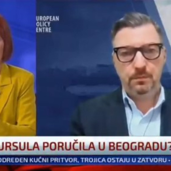 Voditeljka N1 očajna: "Ursula se sastala sa Vučićem, a sa opozicijom i studentima ne" VIDEO