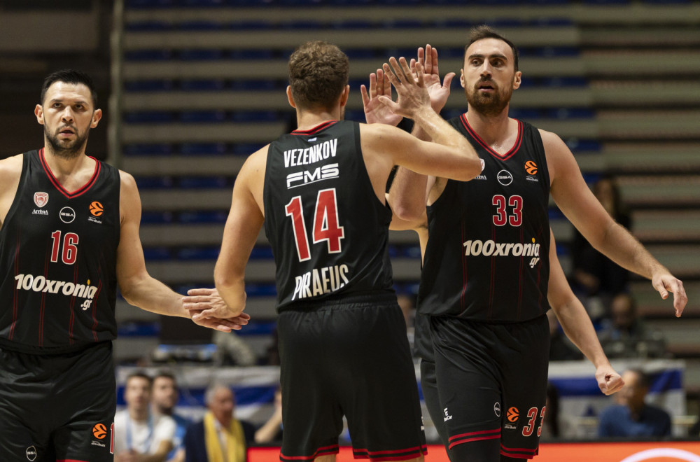 Neverovatan preokret Olimpijakosa – Milutinov započeo, Vezenkov završio! VIDEO