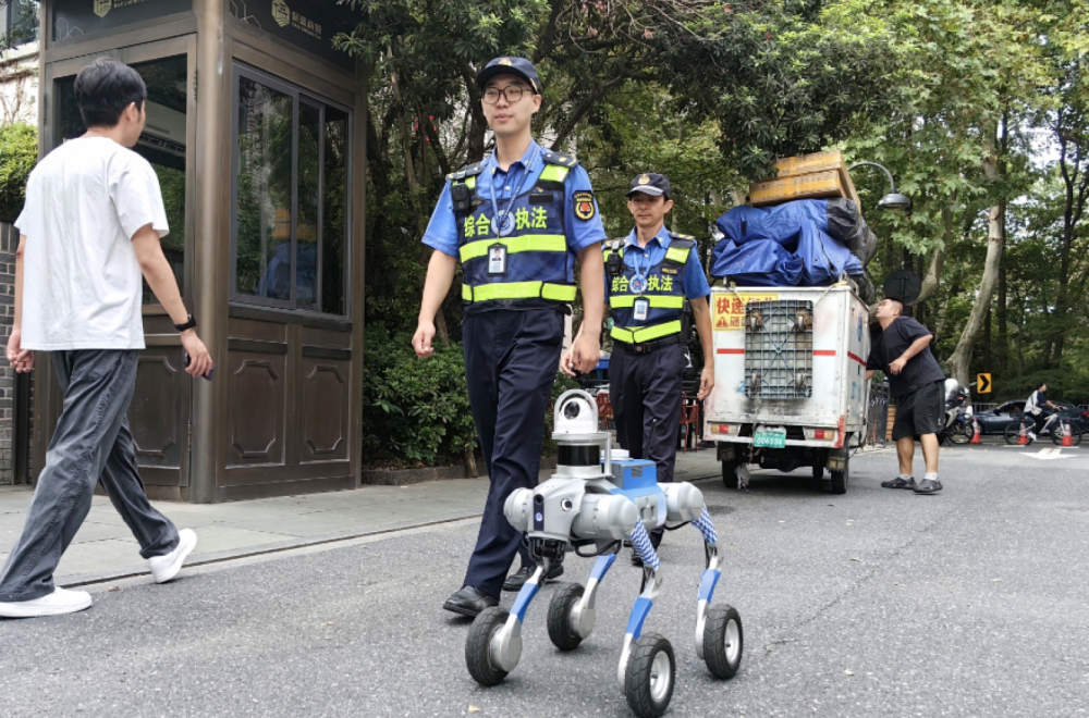 Robotski pas patrolira ulicama Kine