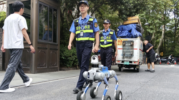 Robotski pas patrolira ulicama Kine