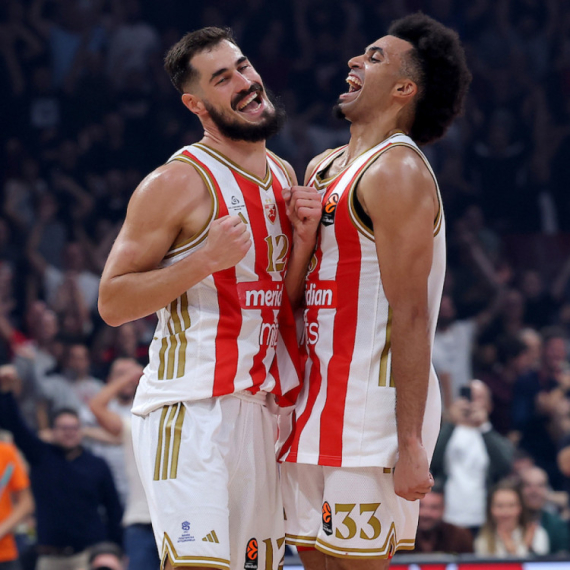 Veliko slavlje u Areni – posebne ovacije za jednog igrača Zvezde VIDEO