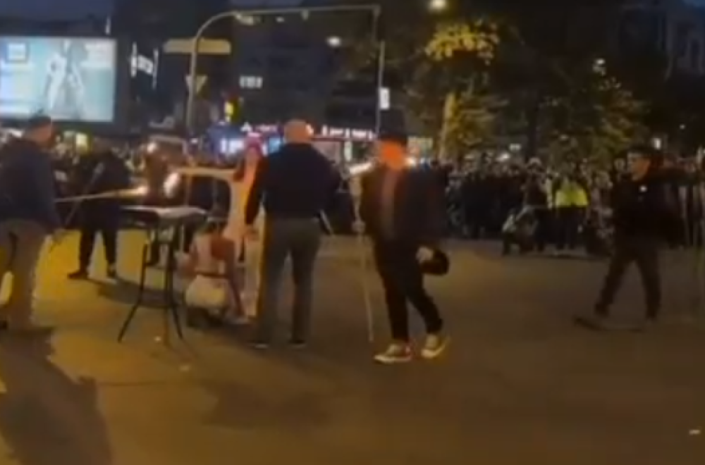 Blokaderi u Beogradu i Novom Sadu izvodili sektaške obrede? Jezive maske i baklje u stilu banderovaca VIDEO