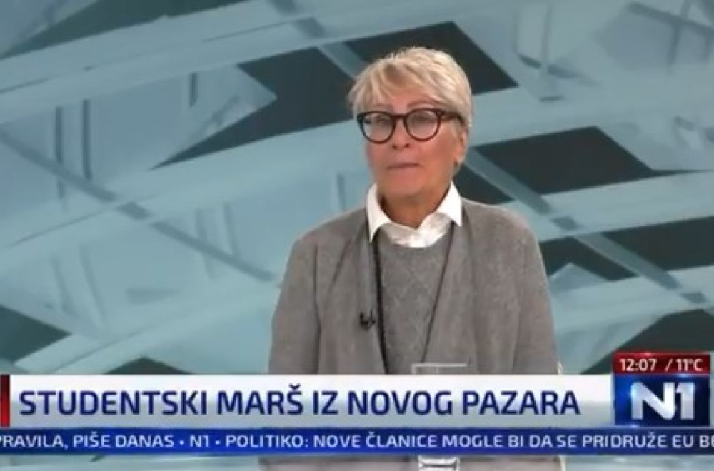 Aida Ćorović na N1 potvrdila da stoji iza blokadera u Novom Pazaru, pa poručila: "Srbija je fašistička država"