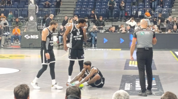 Loše vesti za Partizan – povredio se Džons VIDEO