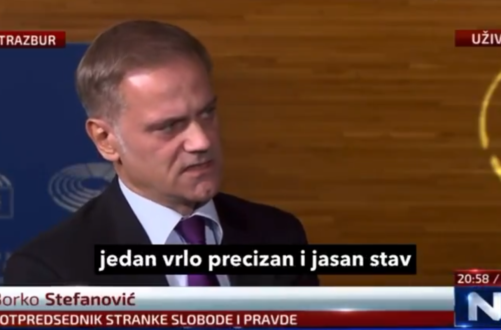 Borko Stefanović: U Strazburu smo se izborili za rezoluciju kojom tražimo da Srbiji budu uvedene sankcije