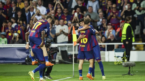 Barselona "demolirala" Olimpijakos – Pafos sa igračem manje umalo do pobede u Almatiju