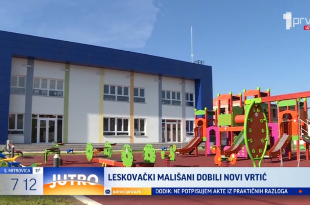 Novi vrtić u Leskovcu otvorio svoja vrata VIDEO