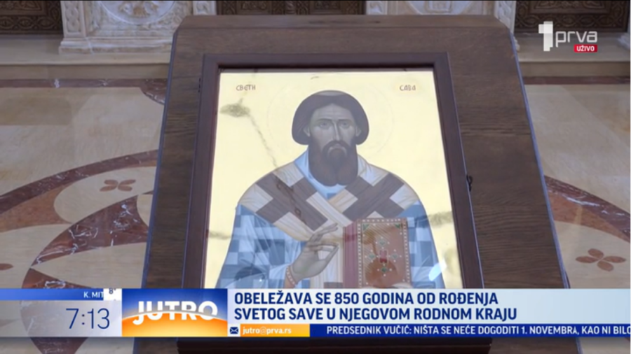 790 godina od upokojenja Svetog Save: Niko se ne može meriti sa njegovim istorijskim dometima