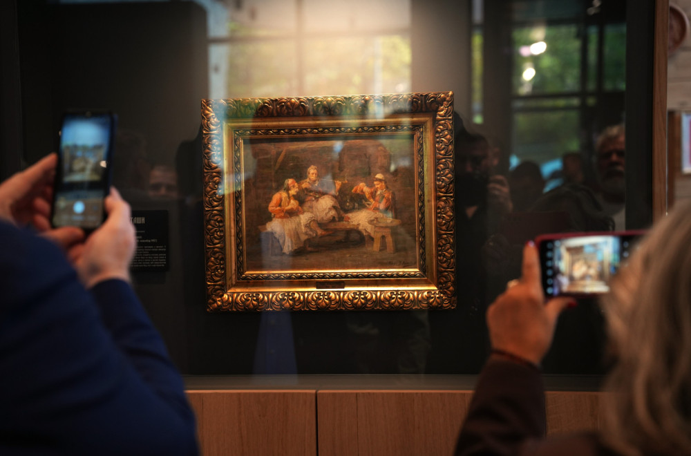 Hotel Ramonda čuva nacionalnu baštinu: Slika Paje Jovanovića "Kartaši" prvi put predstavljena javnosti FOTO