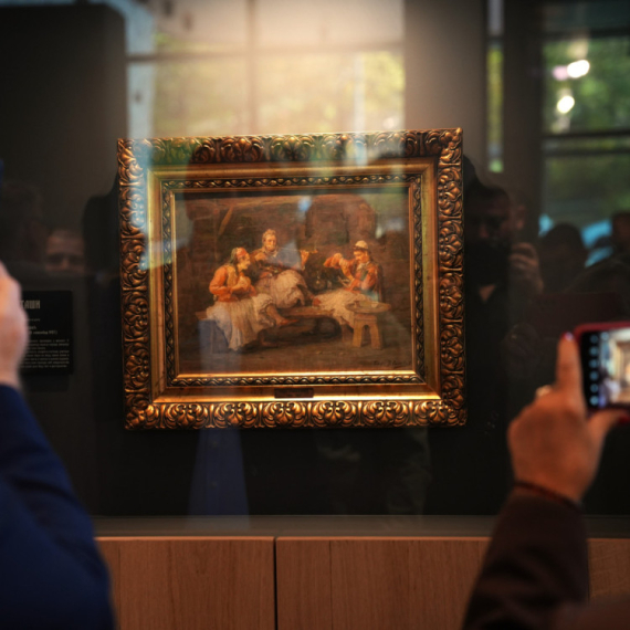 Hotel Ramonda čuva nacionalnu baštinu: Slika Paje Jovanovića "Kartaši" prvi put predstavljena javnosti FOTO