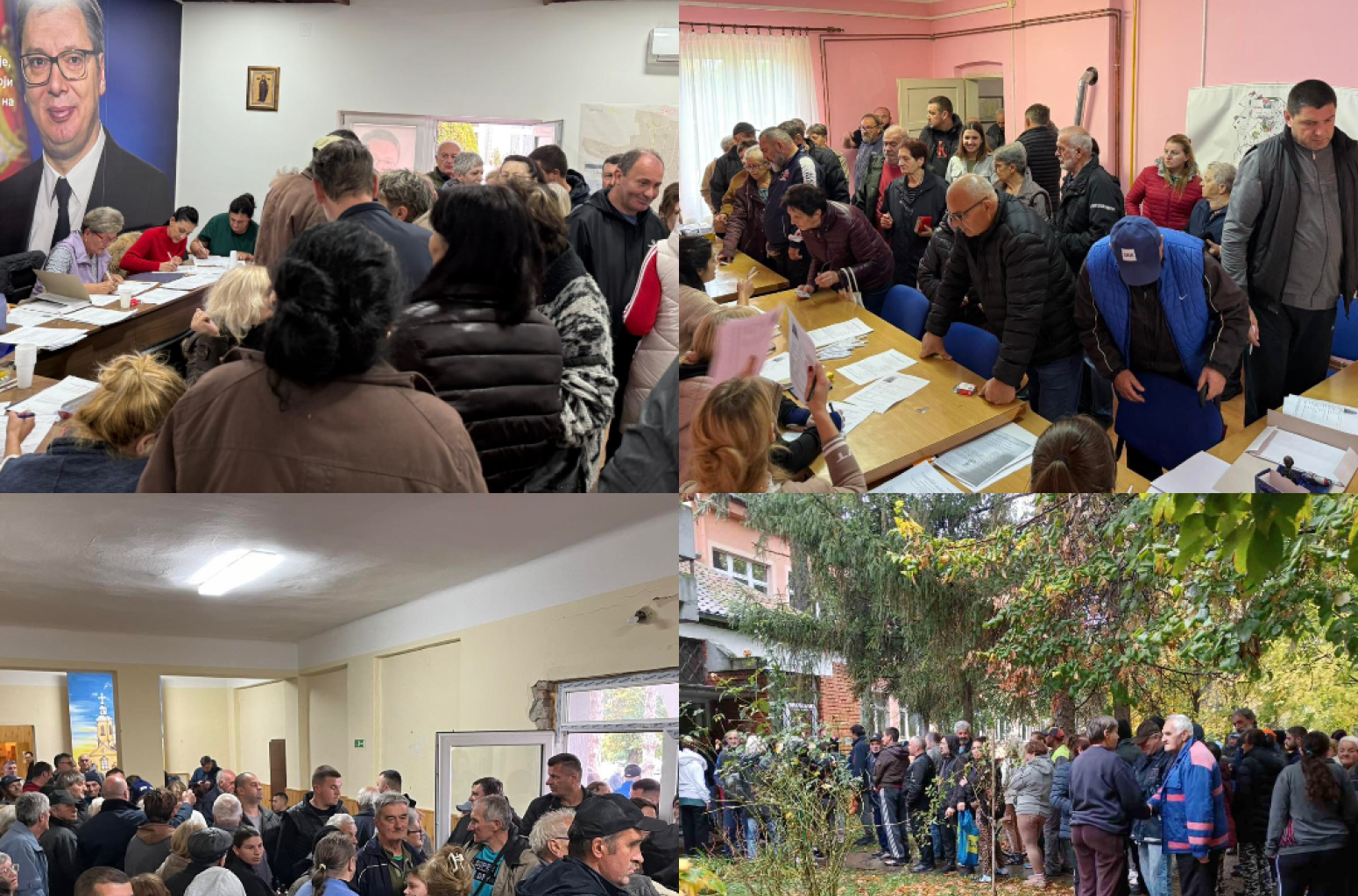 Velika podrška i redovi: Građani daju potpise za listu Aleksandra Vučića FOTO