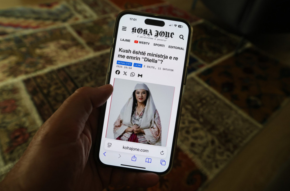 Trudna albanska AI ministarka