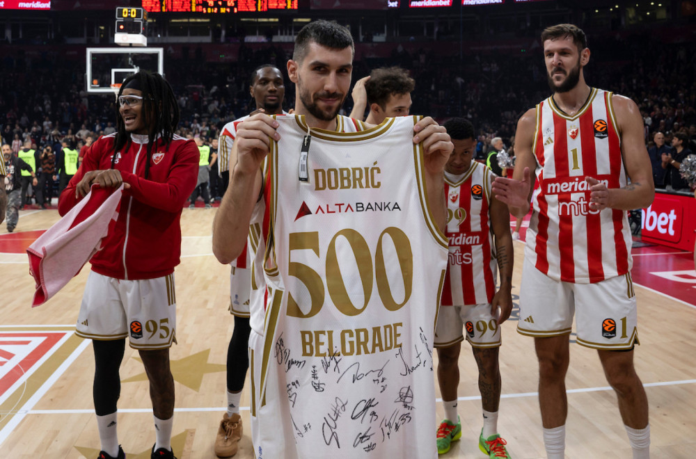 Jubilej Dobrića – 500 utakmica u dresu Crvene zvezde VIDEO