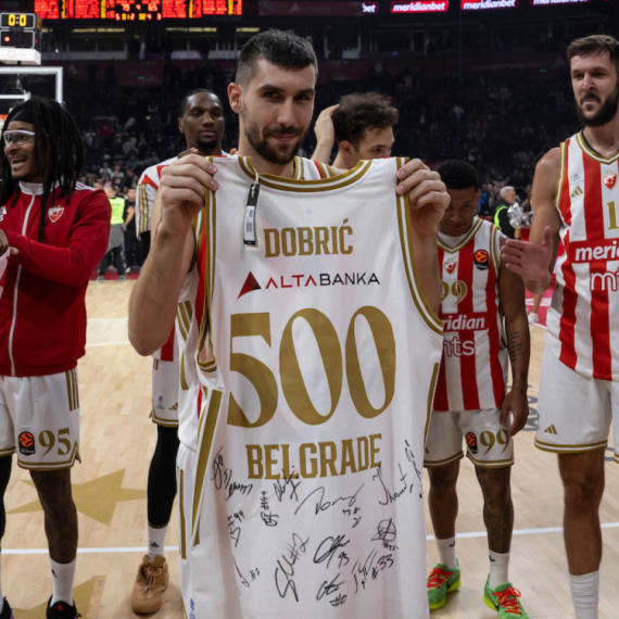 Jubilej Dobrića – 500 utakmica u dresu Crvene zvezde VIDEO