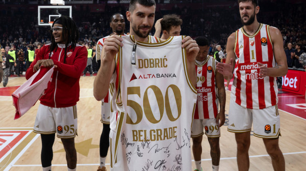 Jubilej Dobrića – 500 utakmica u dresu Crvene zvezde VIDEO