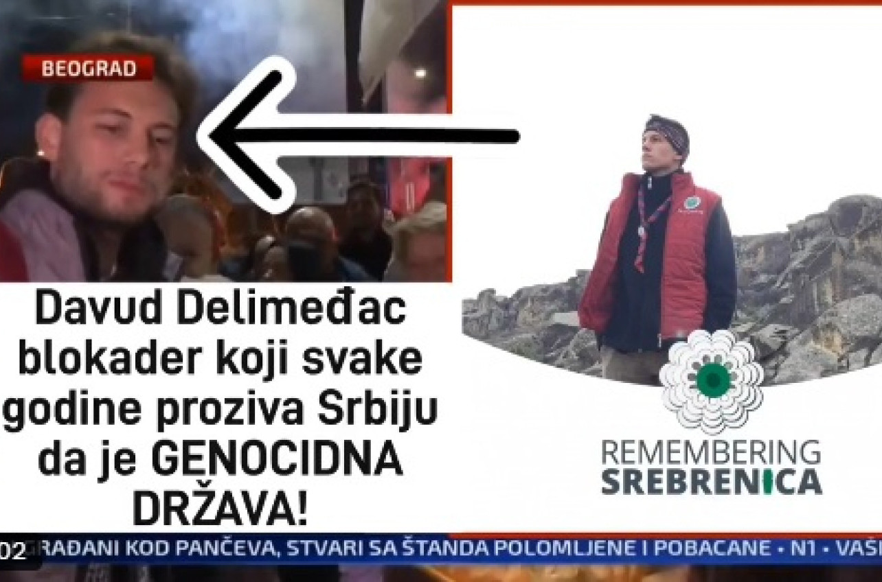 Skandal; Blokaderi pogačom i solju dočekuju Davida Delimeđca koji smatra da je Srbija počinila genocid VIDEO