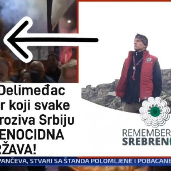 Skandal; Blokaderi pogačom i solju dočekuju Davida Delimeđca koji smatra da je Srbija počinila genocid VIDEO