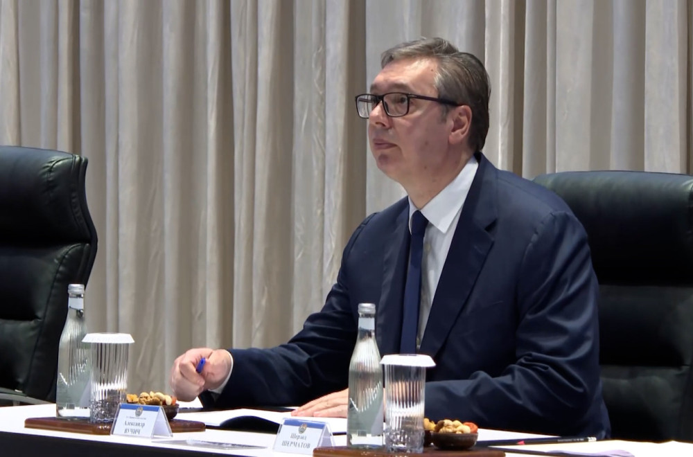 Vučić iz Taškenta: Biće mnogo interesovanja srpskih kompanija za saradnju sa Uzbekistanom VIDEO