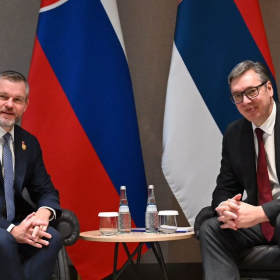 Vučić with Pellegrini ahead of UNESCO General Conference session: "Serbia and Slovakia are friendly countries"