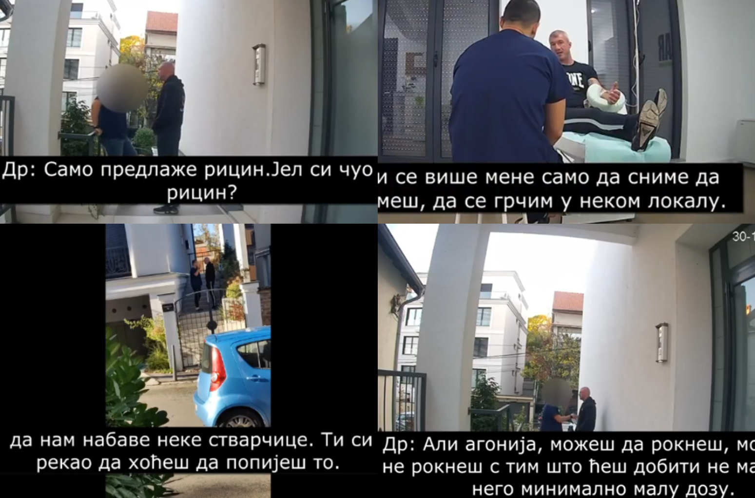 Objavljeni dokazi – evo kako je blokader Miša Bačulov planirao da lažira trovanje i optuži Vučića VIDEO