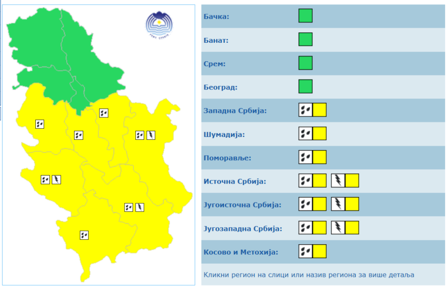 RHMZ izdao upozorenje: Stiže potpuni obrt; Upaljen meteoalarm
