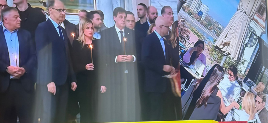 Dok Vučić odaje poštu stradalima u tragediji u Hramu Svetog Save, evo šta rade blokaderi u Novom Sadu FOTO