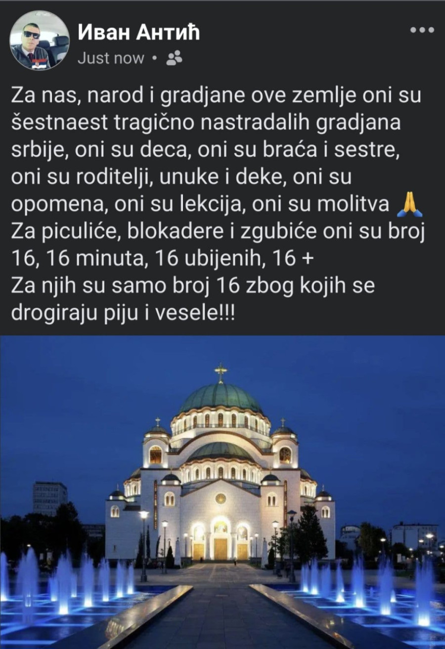 Poruka heroja sa Košara: Za nas oni su 16 tragično nastradalih građana Srbije, a za blokadere su samo broj 16