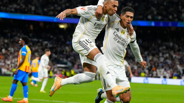 "Poker" u Madridu: Real se ne šali – Mbape sa Zlatnom kopačkom razbio Valensiju