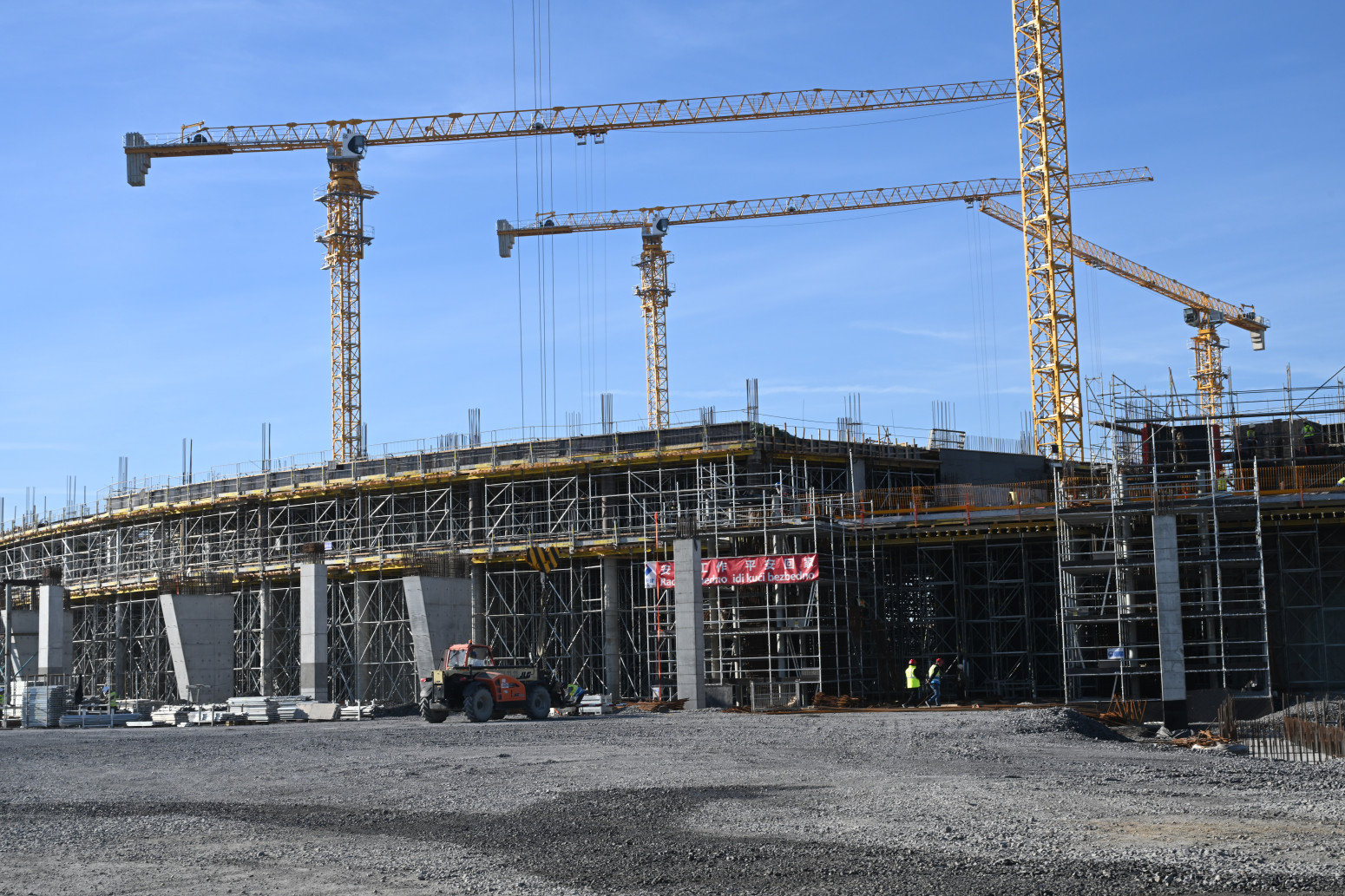 Pogledajte snimke drona kako izgleda gradilište Nacionalnog stadiona