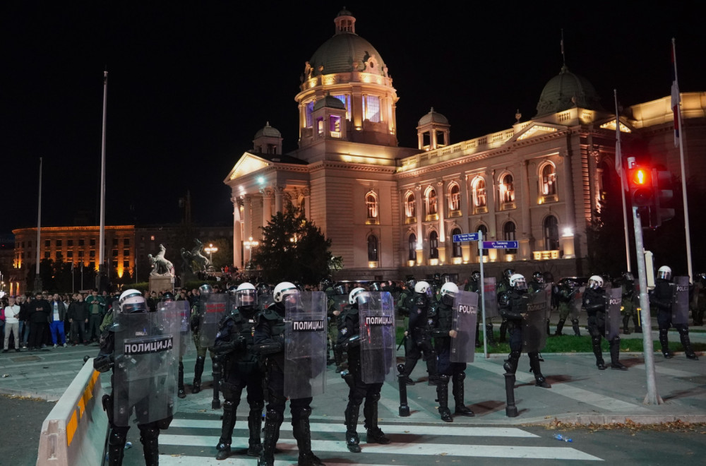 Reporterka N1: Blokaderi sve vreme upućuju uvrede policajcima VIDEO