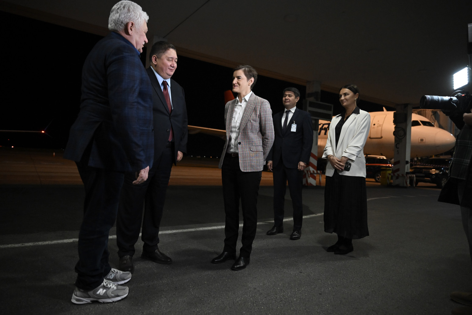 Prvi avion na direktnoj liniji Beograd-Astana sleteo na aerodrom Nikola Tesla FOTO