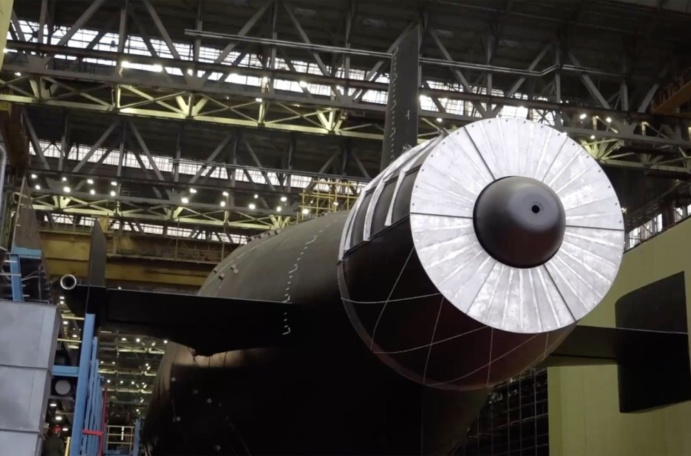 The submarine carrying Putin's "doomsday weapon" has just been launched