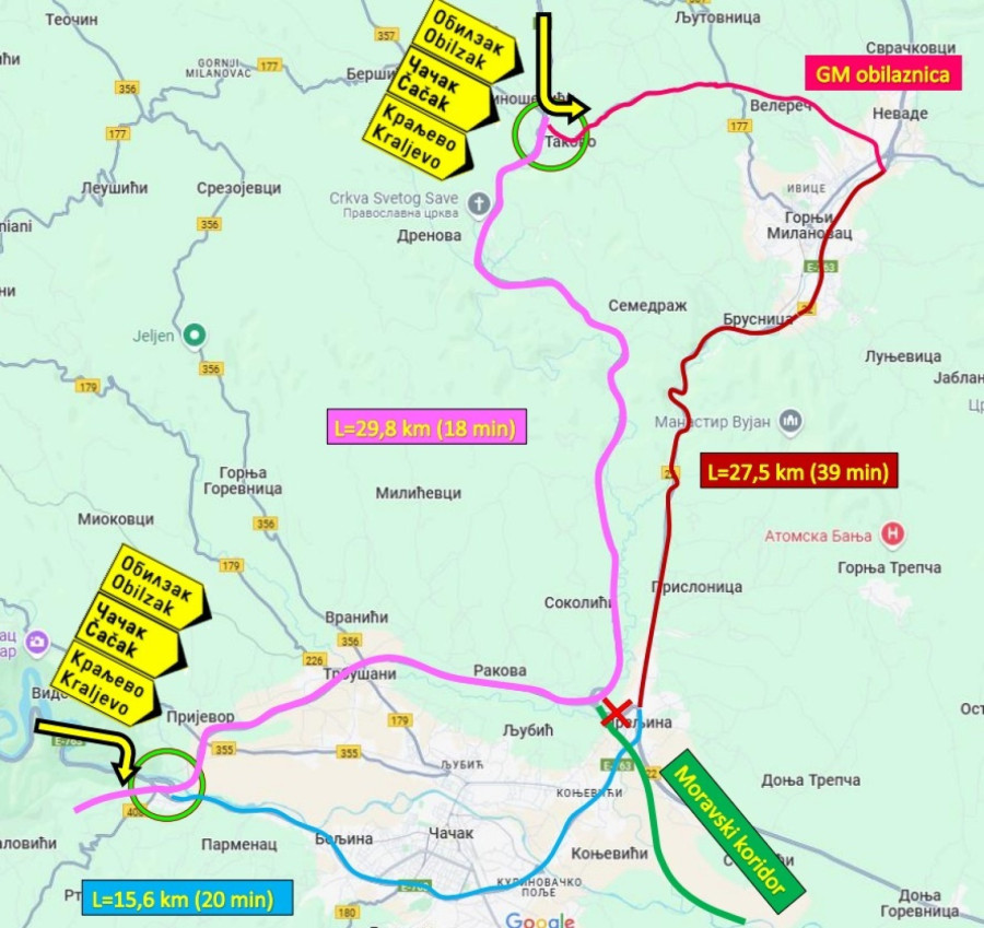 Spajaju se Moravski koridor i auto-put Miloš Veliki: Vozači, oprez; Ovako je izmenjen režim saobraćaja FOTO