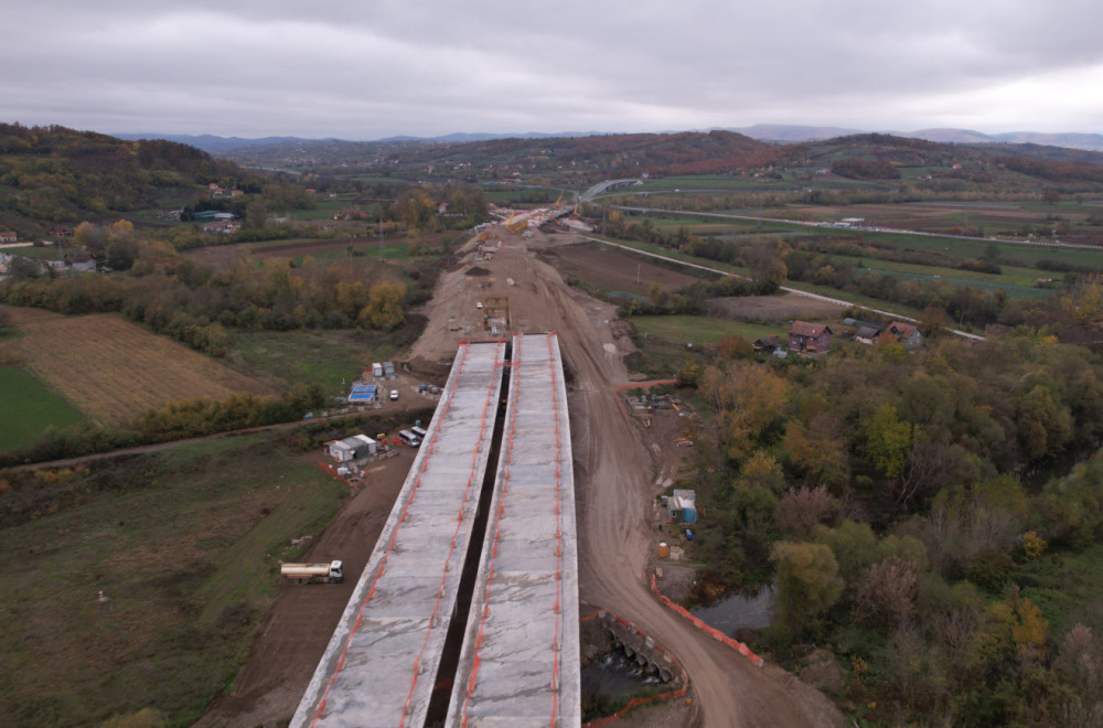 Ovako iz vazduha izgleda ključna tačka Miloša Velikog i Moravskog koridora FOTO